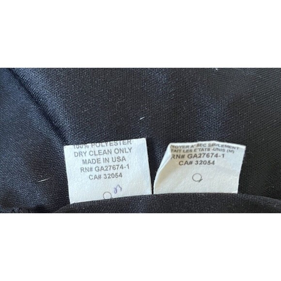 Anthropologie Eva Franco Black Clip Dot V Neck Maxi Dress Size 2 - Picture 7 of 9